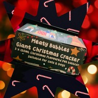 Meaty Bubbles Giant Christmas Cracker 3 x 150ml