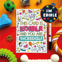 Scoff Paper Edible Incredible edible card